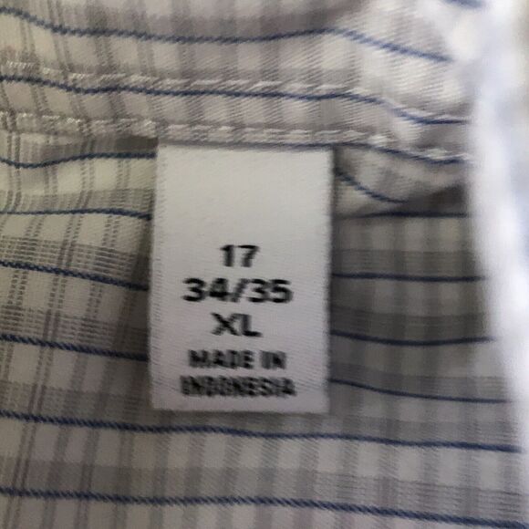 Calvin Klein Men's Infinite Non-Iron Slim Fit Stretch Collar Size 17 34/35 XL - Picture 9 of 14